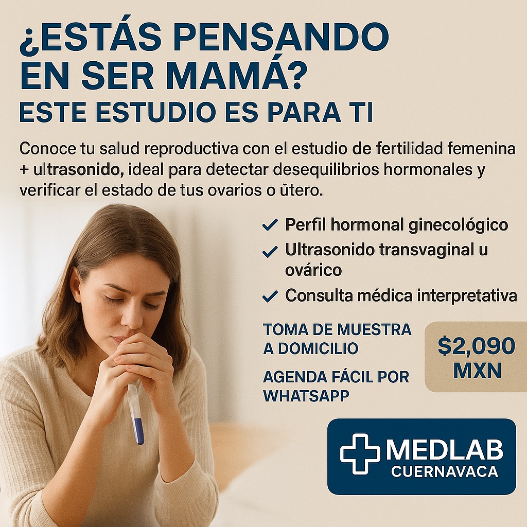 Promoción informativa de estudio de fertilidad femenina